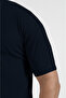 Ribbed Flexible Crew Neck Men's Half Oversize Fit T-Shirt - 3