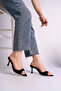 Women's Pointed Toe Thin Heel 7 cm Stylish Slippers Sandals - 6