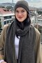 Women's Winter Anthracite Scarf and Beanie Set |   Stylish Knitting Set