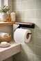 Metal Toilet Paper Hanger and Phone Shelf – 1.5 mm Thick Durable Iron - 4