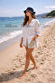 Women's Bow Detailed Bucket/Eyelet Uv Protective Adjustable Summer Hat - 3