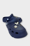 High Sole Stone Comfort Women's Sandals Dark Blue - 2