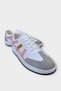 Unisex Casual Sports Shoes with Side Stripes and Laces White - Powder - 3