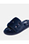 Women Navy Embroidered Slippers - 3