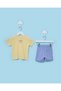 Infant Boys Cream Snoopy T-Shirt and Shorts Set - 2