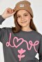 Girl's embroidered sweatshirt with detailing dmb-9897 - 8