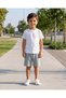 Boys Green Ottoman Shorts - 2