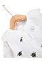 Girl's Vest, Shell Detailed Shirt, Linen Trousers 3-Piece Set / Size Options for 0-6 Years Old - 3
