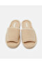 Women Taupe Textured Classic Mule Slipper - 2