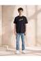 Senior Boys Black Oversize T-Shirt - 2