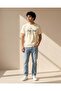 Men Beige Printed T-Shirt - 3