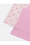 Girls Pink Sleeveless Cotton Vest – 2 Pack - 3