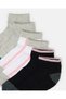 Girls Assorted Ankle Length Sports Socks (Pack Of 3) - 3