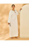 Women Beige Embelish Kaftan - 5