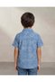 Boys Navy Short Sleeve Shirt - 2