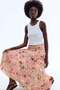 Pleated viscose skirt - 2