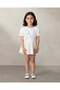 Girls White 3D Flower Peplum Jersey Top - 4
