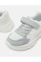 Boys White Color Block Chunky Sneakers - 3