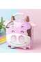 Cow Figurine Metal Piggy Bank with Lock and Cute Bag Metal Piggy Bank Children's Piggy Bank-15 cm - 3