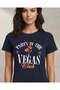 Women Navy Printed T-Shirt - 6