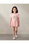Girls Pale Pink Embellished Peplum Jersey Top - 2