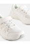 Boys White Plain Chunky Sneakers - 3