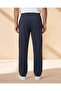 Men Dark Blue Cotton Terry Pyjama Bottom - 4