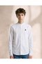 Senior Boys White Mandarin Collar Shirt With Metal Badge - 3
