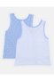 Girls Assorted Sleeveless Cotton Vest – 2 Pack - 5