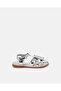 Girls Silver Bow Fisherman Sandals*9+9*9*