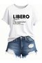 Unisex Libero Volleyball Printed Oversize Comfortable Daily Use Combed Cotton T-Shirt - 3