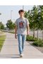 Senior Boys Grey Printed T-shirt - 2