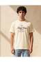 Men Beige Printed T-Shirt - 2