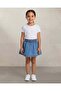 Girls Dark Wash Elasticated Waist Denim Skirt - 3
