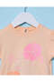 Infant Girls Orange Printed T-Shirt - 3