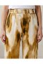 Women’s Printed Satin Flared Trousers - 5