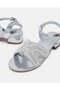 Girls Silver Diamante Mid Heels - 3