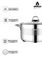 Galen 5 Piece Induction Base Steel Pot and Pan Milk Jug Set - 3