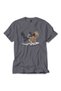 Khabib Eagle Graphic Gray T-Shirt