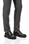 Black Genuine Leather Men's Casual Shoes 381 m - 3
