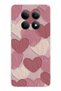 Redmi Note 15 4g Compatible Pastel Dried Rose and Pink Heart Printed Silicone Case