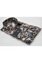 Lion Figures and Tropical Starflower Pattern Long Sleeve Men Shirt - 2
