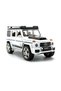 Mercedes Brabus G800 1:24 Metal Model Car - with Sound and Light, Pull-Back, Openable Doors - White - 2