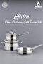 Galen 5 Piece Induction Base Steel Pot and Pan Milk Jug Set