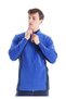 Safesawa Alp Unisex Polar Jacket Cobalt Blueblue-Black 3106 - 3
