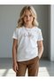 Girl's Lucky Printed Cotton T-Shirt - 2