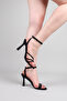 Gira Pile Heeled Shoes Black - 4