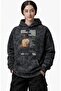 Unisex Oversize Bad Bunny Dtmf Printed Hooded Washable Sweatshirt - 2