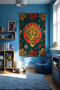 Dragon Wall Covering – Anime Movie Character Themed Quality Fabric, Room Decor Tapestry Wall Tapestry - 3
