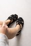 Laros Women's Lux Suede Buckle Detailed Sandals - 3